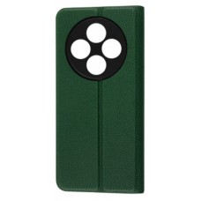 Чехол-книжка Dux Leather Xiaomi Redmi 14C 4G / Poco C75 (Тёмно-зелёный)