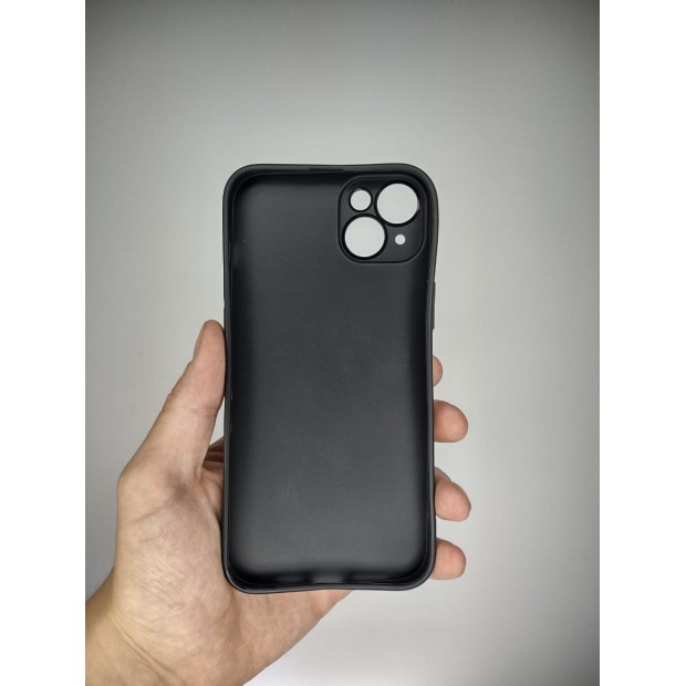 Силіконовий чохол ShutCam Graphite для Apple iPhone 14 Plus (Чорний)