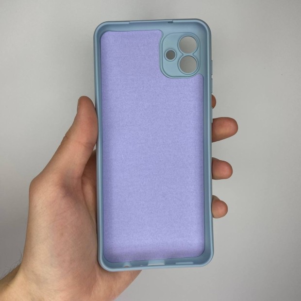 Силікон Original Samsung Galaxy A04 (2022) (ShutCam) (Блакитний)