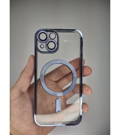 Чохол UMKU Shining with MagSafe для Apple iPhone 14 (синій)