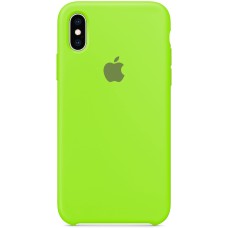 Силіконовий оригінальний чохол Apple для iPhone XS Max (27) Трав'янисто-зелений