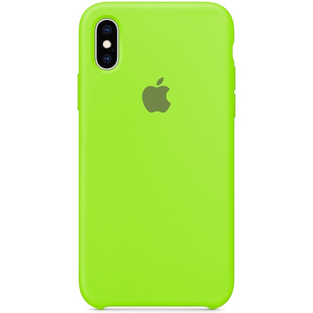 Силикон Original Case Apple iPhone XS Max (27) Grass Green