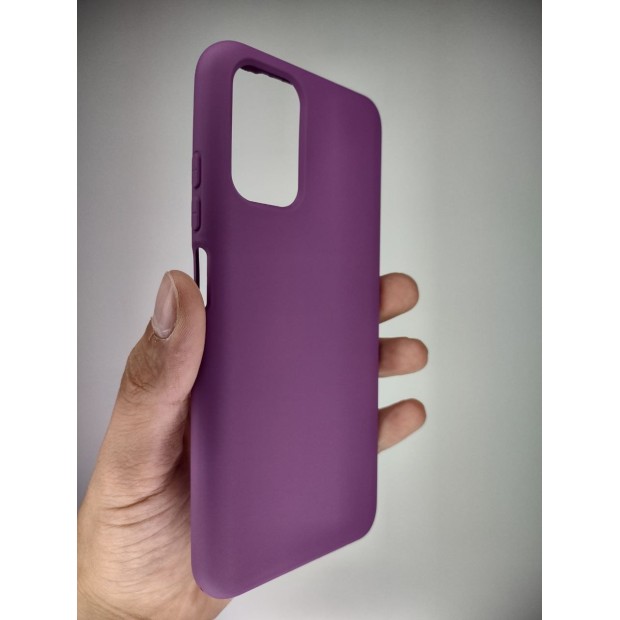 Силіконовий чохол Original Xiaomi Redmi Note 10  /  Note 10S (бузковий)