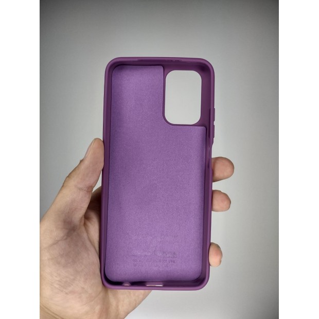 Силикон Original Xiaomi Redmi Note 10 / Note 10S (Сиреневый)