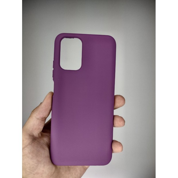 Силикон Original Xiaomi Redmi Note 10 / Note 10S (Сиреневый)