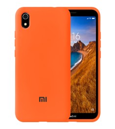 Силикон Original 360 Case Logo Xiaomi Redmi 7A (Оранжевый)
