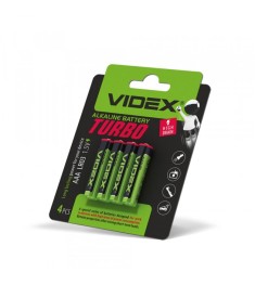 Батарейка Videx Turbo LR3 AAA (4шт)