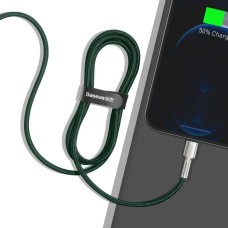 USB-кабель Baseus Cafule Metal Data 20W (1m) (Type-C to Lightning) (Зелёный) CATLJK-A06