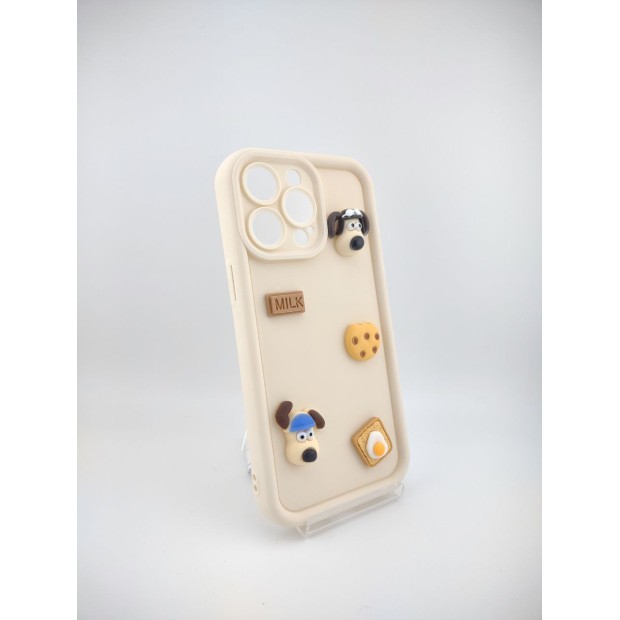 Чохол Pretty Things Case для Apple iPhone 14 Pro Max (Білий / З печивом)