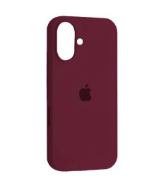 Силикон Original Round Case Apple iPhone 17 (57) Marsala