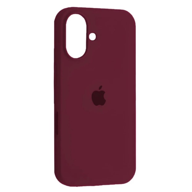 Силикон Original Round Case Apple iPhone 17 (57) Marsala