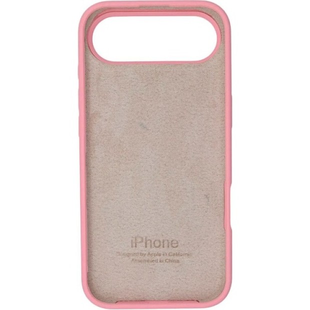 Силіконовий чохол оригінальний круглий для Apple iPhone 17 Air (36) в кольорі цукерковий рожевий.