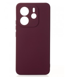 Силікон оригінальний преміум для Xiaomi Redmi Note 14 4G (ShutCam) (Бордовий)