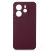 Силікон оригінальний преміум для Xiaomi Redmi Note 14 4G (ShutCam) (Бордовий)