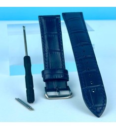 Ремінець для смарт-годинника універсальний Genuine Croco Print Leather 22мм (Біл..