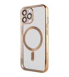 Чохол UMKU Shining with MagSafe для Apple iPhone 13 Pro (Золотий)