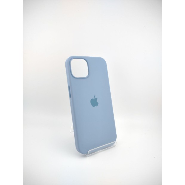 Чехол Silicone Case with MagSafe Apple iPhone 13 (Blue Fog)
