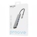Перехідник USB HUB Proove Iron Link 7-в-1 (Type-C) (2 Type-C /  2 USB 3.0 /  1 SD / TF /  1 HDMI) (Сріблястий)