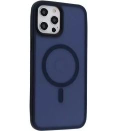 Чохол WAVE Matte Insane Case з MagSafe для iPhone 12  /  12 Pro (Опівнічний Сині..