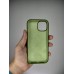 Силіконовий оригінальний чохол Apple iPhone 15 (46) темно-зелений