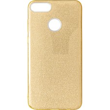 Силикон Glitter Huawei Y9 (2018) (Золотой)