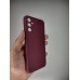 Силикон Original Samsung Galaxy A34 (ShutCam) (Бордовый)