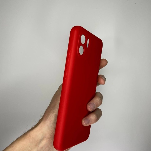 Силіконовий Original 360 чохол з логотипом для Xiaomi Redmi A2  /  A1 (ShutCam) (Червоний)