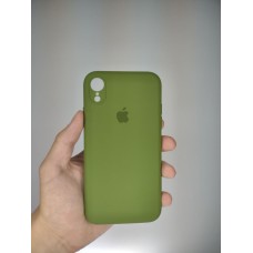 Силіконовий чохол Original RoundCam для Apple iPhone XR (46) Глибокий Зелений