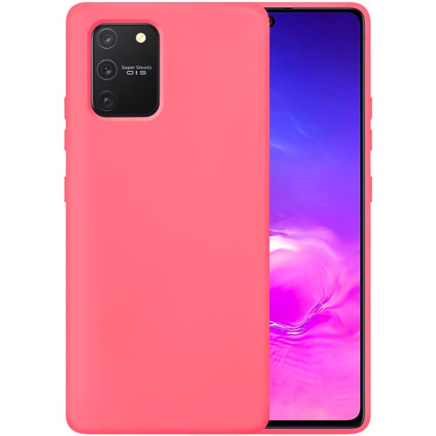 Силіконова оригінальна 360 чохол для Samsung Galaxy S10 Lite (Полуничний)