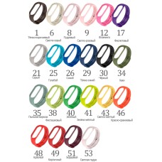 Ремешок Nylon Design Xiaomi Mi Band 3 / 4 (Черный)