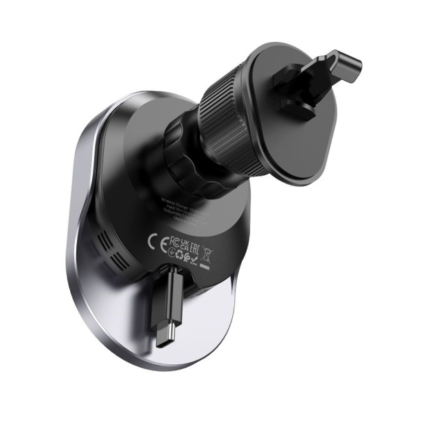 Автодержатель Hoco HW26 Magsafe 15W (Чёрный)