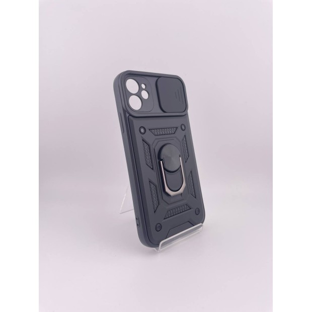 Бронь-чехол Ring Serge Armor ShutCam Case Apple iPhone 11 (Чёрный)
