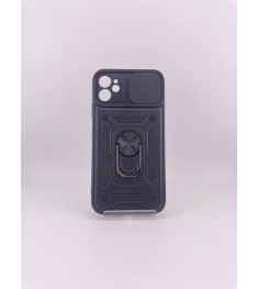 Чохол-бронь Ring Serge Armor Case для Apple iPhone 11 (ShutCam) (Чорний)
