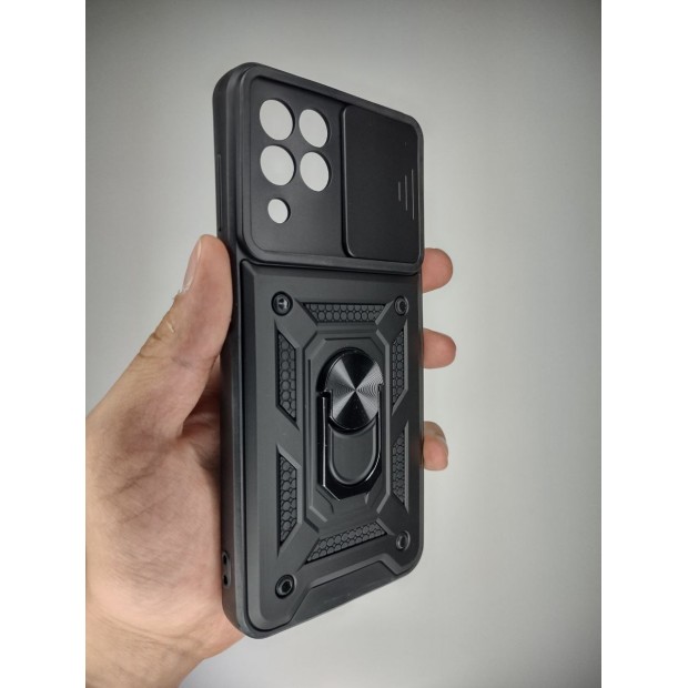 Броньований чохол Ring Serge Armor Case Samsung Galaxy M33 (ShutCam) (Чорний)