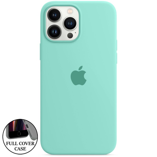 Силіконовий чохол Original Round для Apple iPhone 13 Pro Max (23) Sea Blue