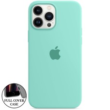 Силіконовий чохол Original Round для Apple iPhone 13 Pro Max (23) Sea Blue Силіконовий чохол Original Round для Apple iPhone 13 Pro Max (23) Sea Blue