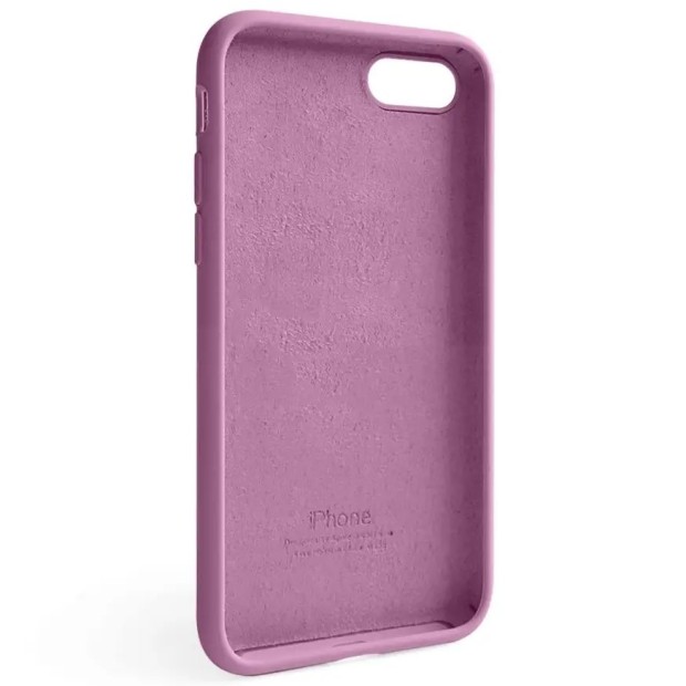 Силикон Original Round Case Apple iPhone 7 / 8 / SE (01) Bilberry