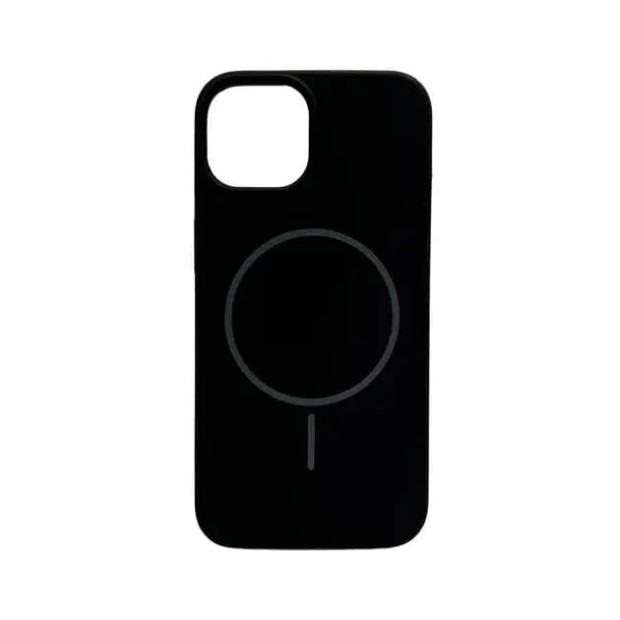 Силикон Original Round Case with MagSafe Apple iPhone 13 Pro (07) Black