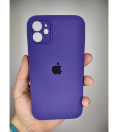 Силіконовий оригінальний квадратно-круглий камуфляжний чохол для Apple iPhone 11..