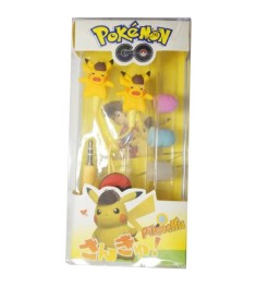 Дротові навушники-гарнітура вакуумні Optima Pokemon Go 