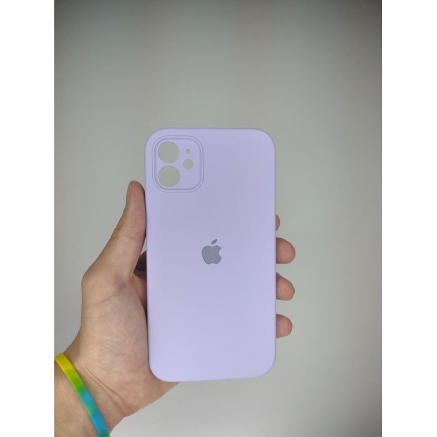 Силіконовий оригінальний чохол Square RoundCam для Apple iPhone 11 (43) Glycine