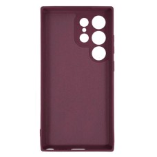 Силікон Оригінальний Samsung Galaxy S23 Ultra (ShutCam) (Бордовий)