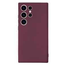 Силікон Оригінальний Samsung Galaxy S23 Ultra (ShutCam) (Бордовий)