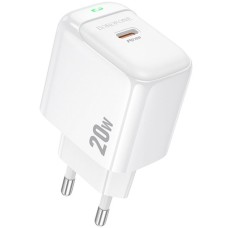 СЗУ-адаптер USB Borofone BAS43A QD 20W (1Type-C) (Белый)