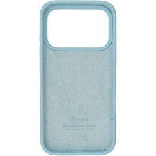 Силіконовий оригінальний круглий чохол для Apple iPhone 17 Pro Max (71) Світлий Гліцин.