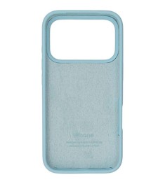 Силіконовий оригінальний круглий чохол для Apple iPhone 17 Pro Max (71) Світлий ..