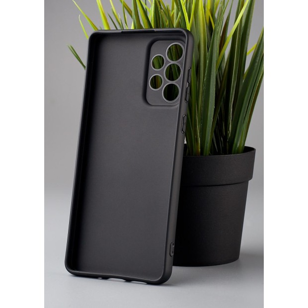 Силікон Графітовий Samsung Galaxy A33 (ShutCam) (Чорний)
