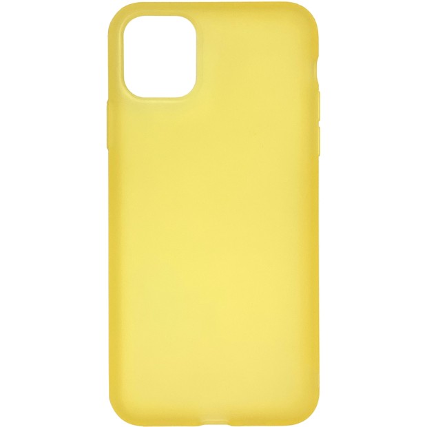 Силікон TPU Латекс Apple iPhone 11 Pro (Жовтий)