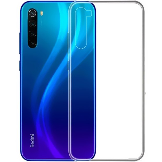 Силікон WS Xiaomi Redmi Note 8 (Прозорий)