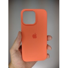 Силикон Original Round Case Apple iPhone 15 Pro Max (Apricot)